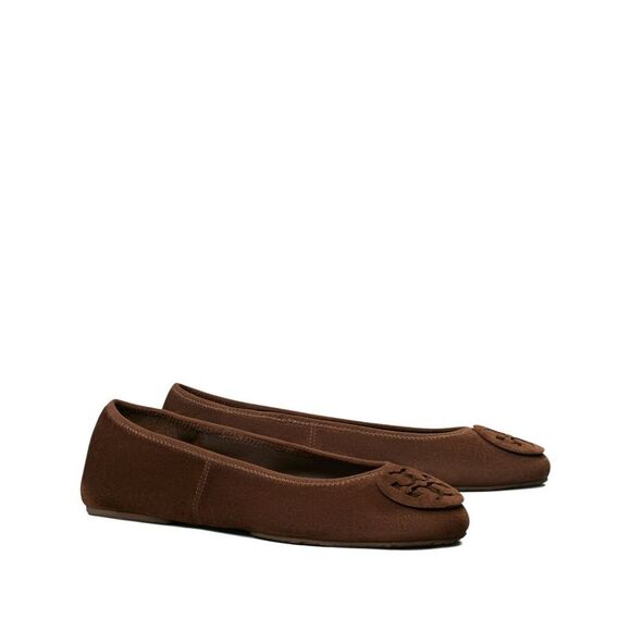 Tory Burch Women's Flat Shoes Brown - Picture 1 of 4